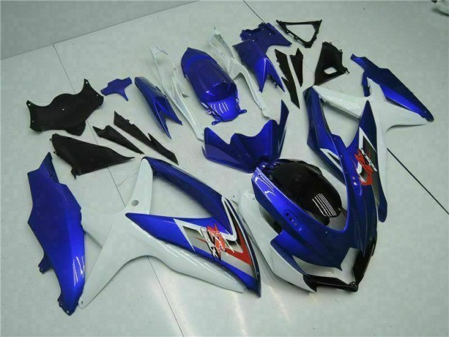 Bleu Blanc 08-10 Suzuki GSXR 600/750 Kit Carénages Motos Bleu Blanc 08-10 Suzuki GSXR 600/750 Kit Carénages Motos