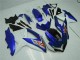Bleu Blanc 08-10 Suzuki GSXR 600/750 Kit Carénages Motos Bleu Blanc 08-10 Suzuki GSXR 600/750 Kit Carénages Motos