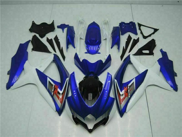 Bleu Blanc 08-10 Suzuki GSXR 600/750 Kit Carénages Motos Bleu Blanc 08-10 Suzuki GSXR 600/750 Kit Carénages Motos