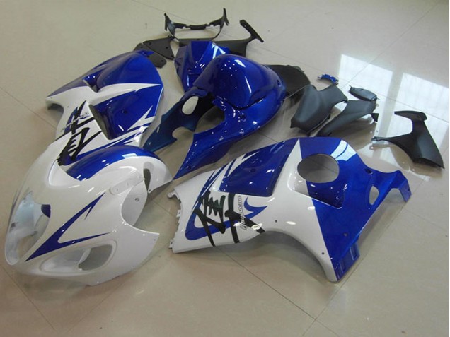 Bleu Blanc 96-07 Suzuki GSXR 1300 Hayabusa Carénage Moto Bleu Blanc 96-07 Suzuki GSXR 1300 Hayabusa Carénage Moto