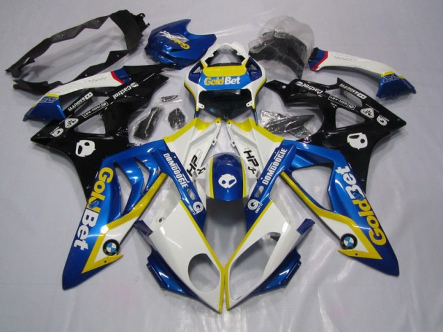 Bleu Blanc GoldBet 09-14 BMW S1000RR Carénage Moto Bleu Blanc GoldBet 09-14 BMW S1000RR Carénage Moto