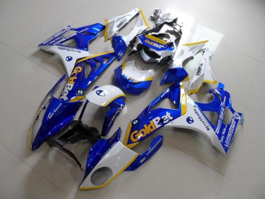 Bleu Blanc GoldBet 09-14 BMW S1000RR Carrosserie Moto