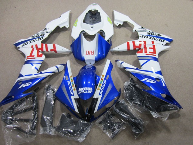 Bleu Blanc Motul Fiat 04-06 Yamaha YZF R1 Carénage Moto Bleu Blanc Motul Fiat 04-06 Yamaha YZF R1 Carénage Moto