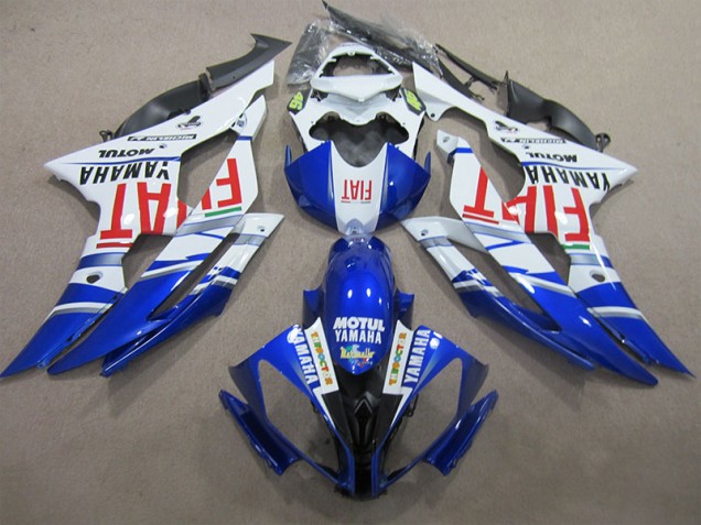 Bleu Blanc Motul Rouge Fiat 08-16 Yamaha YZF R6 Carénage Moto Bleu Blanc Motul Rouge Fiat 08-16 Yamaha YZF R6 Carénage Moto