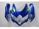 Bleu Blanc Vert 08-10 Suzuki GSXR 600/750 Carénage Moto Bleu Blanc Vert 08-10 Suzuki GSXR 600/750 Carénage Moto