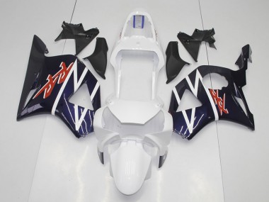 Bleu Foncé Blanc 02-03 Honda CBR900RR 954 Carénage Moto