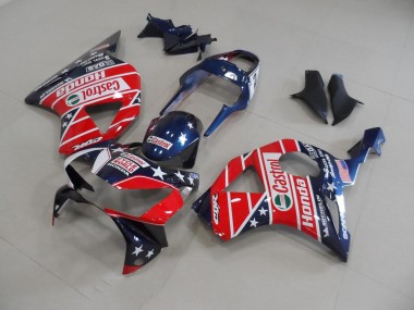 Bleu Foncé Star 02-03 Honda CBR900RR 954 Carénage Moto