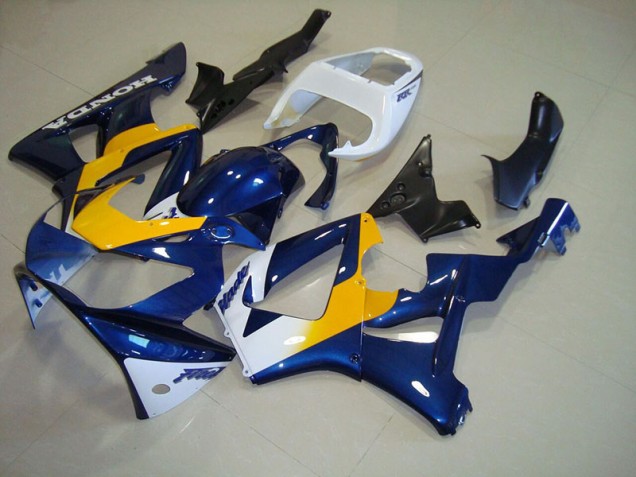 Bleu Jaune 00-01 Honda CBR900RR 929 Carénage Moto Bleu Jaune 00-01 Honda CBR900RR 929 Carénage Moto