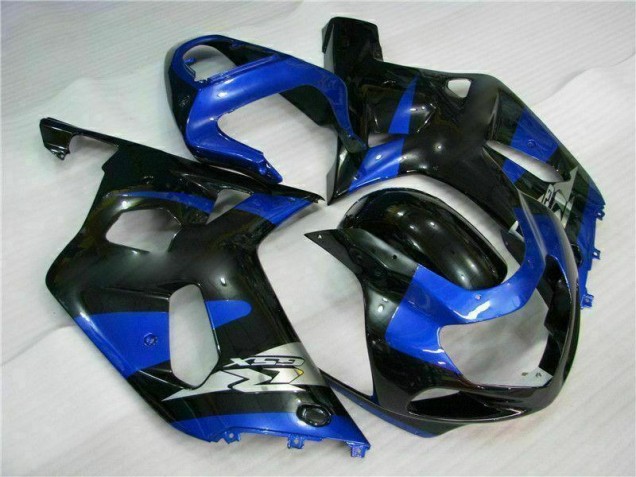 Bleu Noir 01-03 Suzuki GSXR 600/750 Carénage Moto Bleu Noir 01-03 Suzuki GSXR 600/750 Carénage Moto