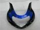 Bleu Noir 01-03 Suzuki GSXR 600/750 Carénage Moto Bleu Noir 01-03 Suzuki GSXR 600/750 Carénage Moto