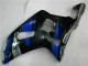 Bleu Noir 01-03 Suzuki GSXR 600/750 Carénage Moto Bleu Noir 01-03 Suzuki GSXR 600/750 Carénage Moto