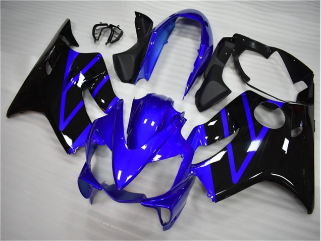 Bleu Noir 04-07 Honda CBR600 F4i Carénage Moto Bleu Noir 04-07 Honda CBR600 F4i Carénage Moto