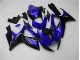 Bleu Noir 06-07 Suzuki GSXR 600/750 Carénage Moto Bleu Noir 06-07 Suzuki GSXR 600/750 Carénage Moto