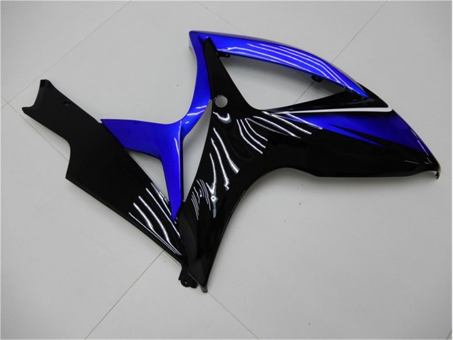 Bleu Noir 06-07 Suzuki GSXR 600/750 Carénage Moto Bleu Noir 06-07 Suzuki GSXR 600/750 Carénage Moto