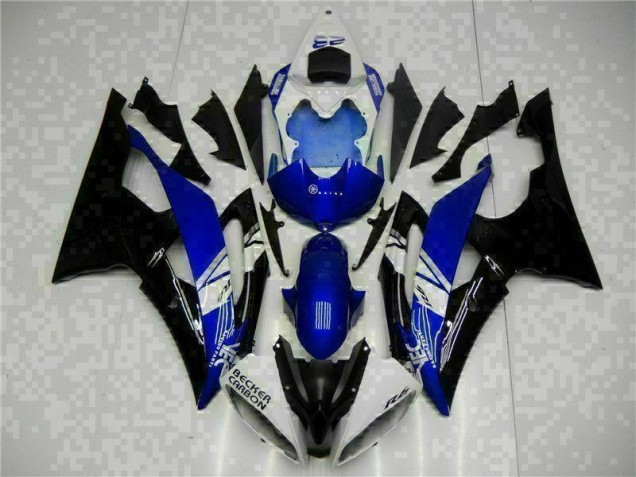 Bleu Noir 08-16 Yamaha YZF R6 Kit Carénages Motos Complet Bleu Noir 08-16 Yamaha YZF R6 Kit Carénages Motos Complet