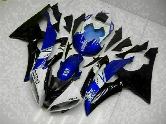 Bleu Noir 08-16 Yamaha YZF R6 Kit Carénages Motos Complet Bleu Noir 08-16 Yamaha YZF R6 Kit Carénages Motos Complet