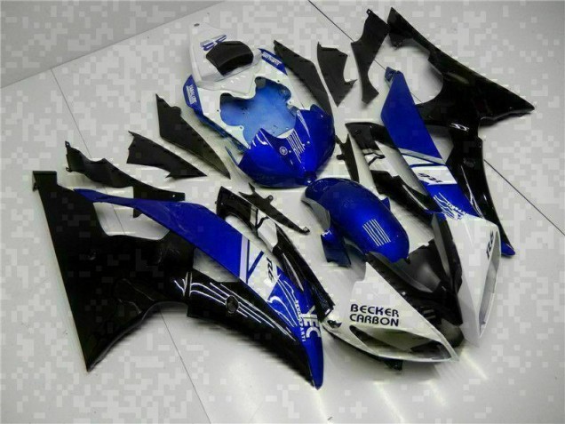 Bleu Noir 08-16 Yamaha YZF R6 Kit Carénages Motos Complet Bleu Noir 08-16 Yamaha YZF R6 Kit Carénages Motos Complet