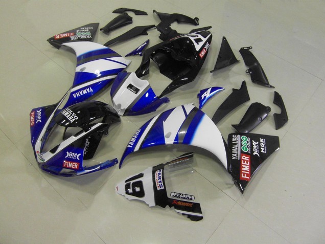 Bleu Noir 09-11 Yamaha YZF R1 Carénage Moto Bleu Noir 09-11 Yamaha YZF R1 Carénage Moto
