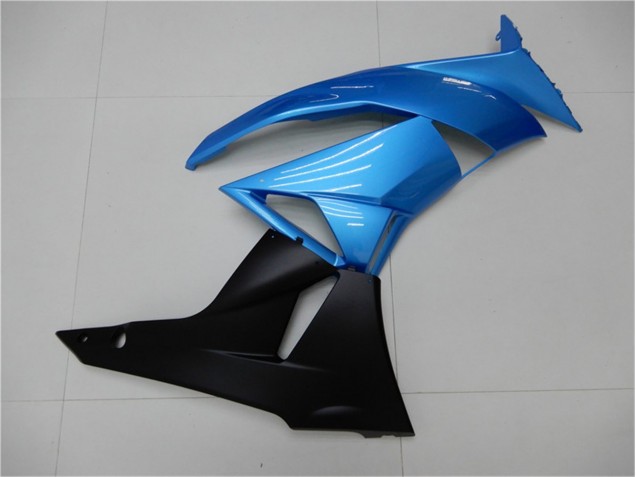 Bleu Noir 09-12 Kawasaki ZX6R Carénages Moto Bleu Noir 09-12 Kawasaki ZX6R Carénages Moto