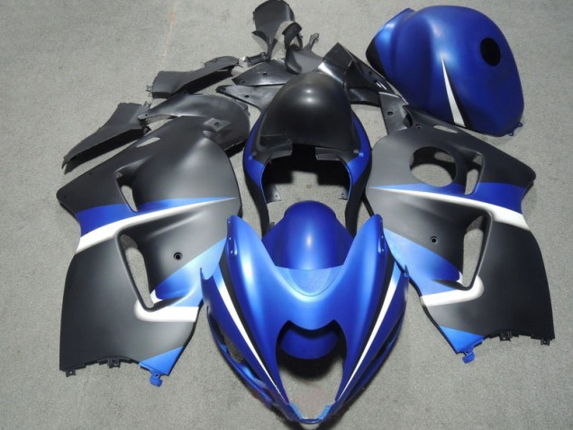 Bleu Noir 96-07 Suzuki GSXR 1300 Hayabusa Carénage Moto Bleu Noir 96-07 Suzuki GSXR 1300 Hayabusa Carénage Moto