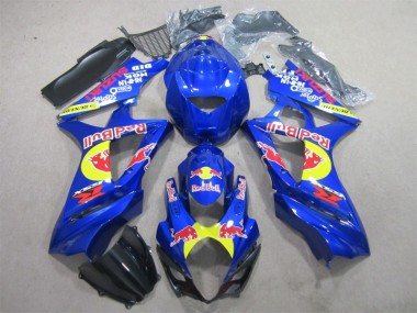 Bleu Red Bull 07-08 Suzuki GSXR 1000 Carénage Moto