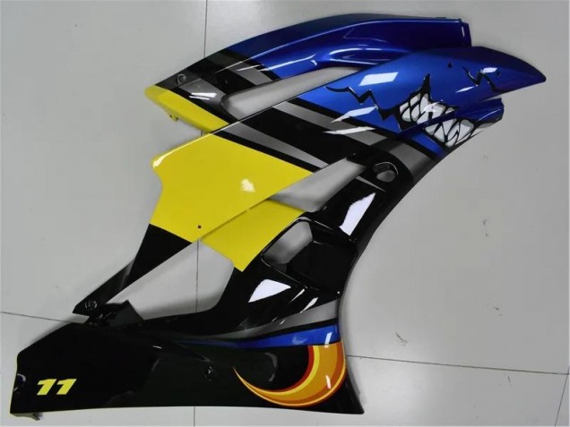Bleu Requin 06-07 Yamaha YZF R6 Carénage Moto Bleu Requin 06-07 Yamaha YZF R6 Carénage Moto