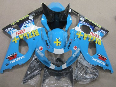 Bleu Rizla 00-02 Suzuki GSXR 1000 Carénage Moto