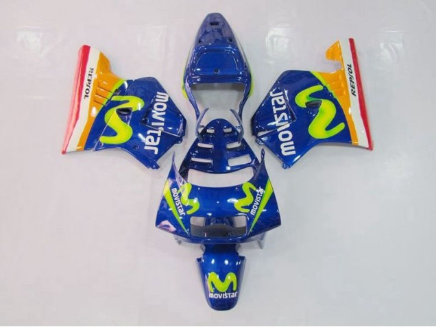 Bleu Vert 94-96 Honda NSR250 MC28 P4 Carénage Moto Bleu Vert 94-96 Honda NSR250 MC28 P4 Carénage Moto