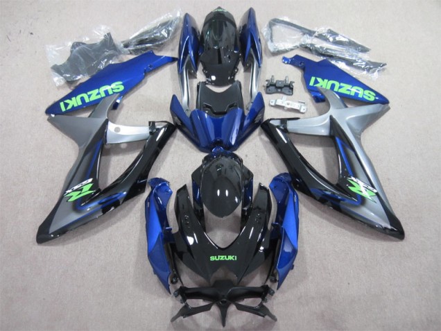 Bleu Vert Décalque 08-10 Suzuki GSXR 600 Carénage Moto Bleu Vert Décalque 08-10 Suzuki GSXR 600 Carénage Moto