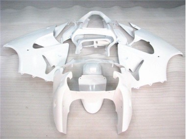 Brillant Blanc 00-02 Kawasaki ZX6R Carénage Moto