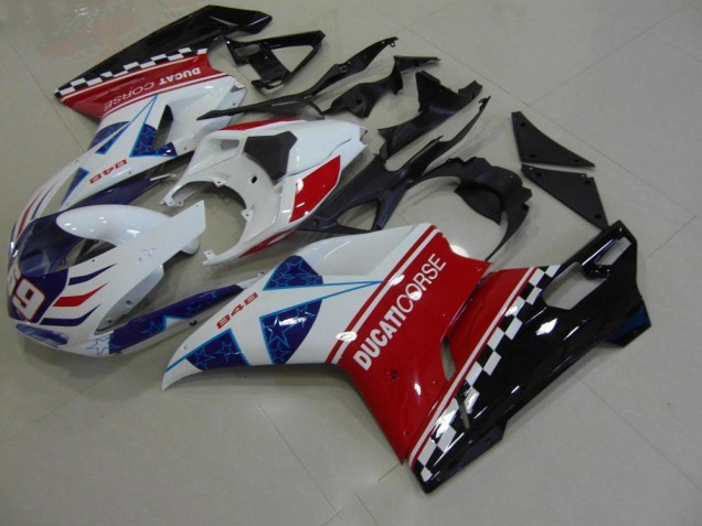 Étoile 07-14 Ducati 848 1098 1198 Carénage Moto Étoile 07-14 Ducati 848 1098 1198 Carénage Moto