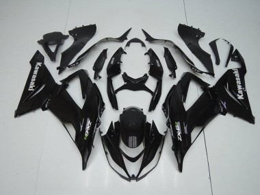 Gloss Noir 13-18 Kawasaki ZX6R Carénage Moto