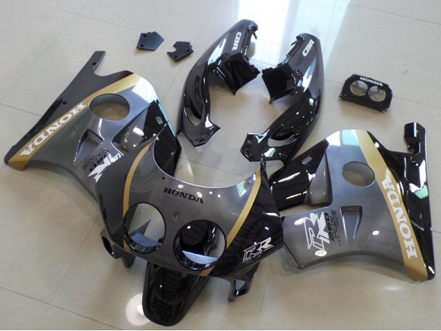 Gris Noir 91-98 Honda CBR250RR MC22 Carénage Moto Gris Noir 91-98 Honda CBR250RR MC22 Carénage Moto
