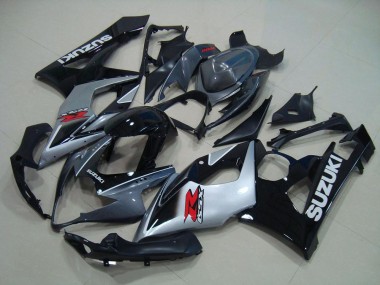 Gris Noir Argent 05-06 Suzuki GSXR 1000 Carénage Moto