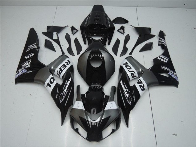 Gris Noir Repsol 04-05 Honda CBR1000RR Carénages Moto Gris Noir Repsol 04-05 Honda CBR1000RR Carénages Moto