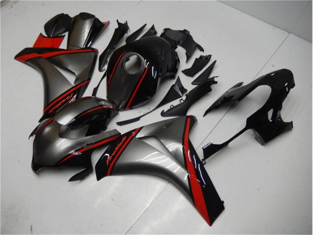 Gris Rouge Noir 08-11 Honda CBR1000RR Carénage Moto Gris Rouge Noir 08-11 Honda CBR1000RR Carénage Moto