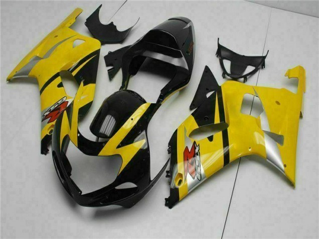 Jaune 01-03 Suzuki GSXR 600/750 Carénage Moto Jaune 01-03 Suzuki GSXR 600/750 Carénage Moto