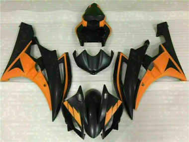 Jaune 06-07 Yamaha YZF R6 Carénages Moto