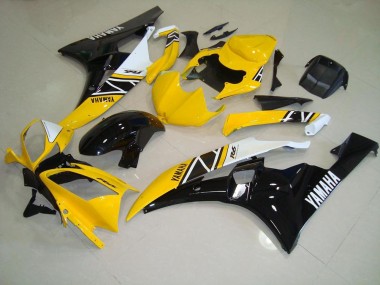 Jaune 06-07 Yamaha YZF R6 Carrosserie Moto
