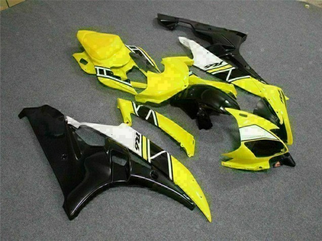 Jaune 06-07 Yamaha YZF R6 Kit Carénages Motos & Plastique Jaune 06-07 Yamaha YZF R6 Kit Carénages Motos & Plastique