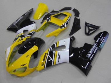 Jaune Anniversary 00-01 Yamaha YZF R1 Carénages Moto