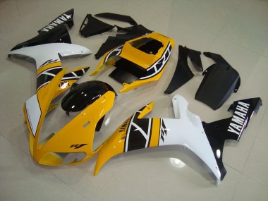 Jaune Anniversary 02-03 Yamaha YZF R1 Carénage Moto