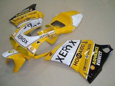 Jaune Blanc Xerox 93-05 Ducati 748 916 996 996S Carrosserie Moto