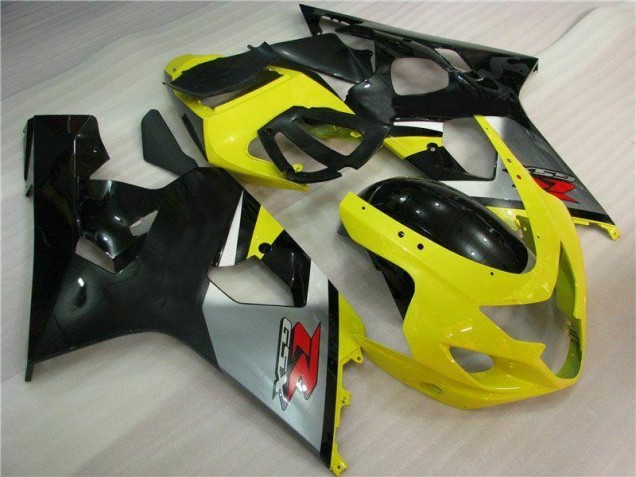 Jaune Noir 04-05 Suzuki GSXR 600/750 Carénages Moto Jaune Noir 04-05 Suzuki GSXR 600/750 Carénages Moto