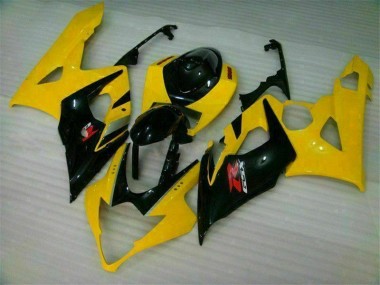 Jaune Noir 05-06 Suzuki GSXR 1000 Carénages Moto