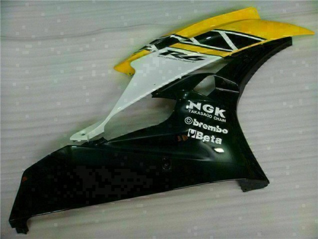 Jaune Noir 06-07 Yamaha YZF R6 Carénages Moto Jaune Noir 06-07 Yamaha YZF R6 Carénages Moto