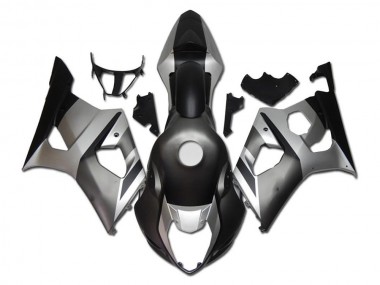 Carénages Moto Suzuki GSXR 1000 2003-2004 - Argent Gris Noir