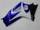 Carénages Moto Suzuki GSXR 1000 2007-2008 - Blanc Bleu Noir No Décalque
