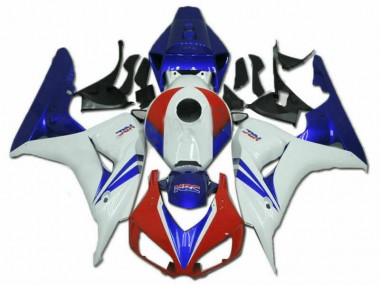 Kits Carénage Moto Honda CBR1000RR 2006-2007 - Blanc Rouge Bleu HRC