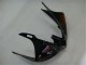 Carénages Moto Yamaha YZF R6 2003-2004 - Noir Brillant Noir Mat Rouge Décalque